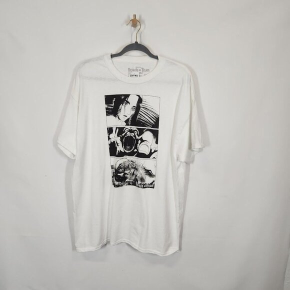 NWT Attack‎ On The Titan Frames White T-Shirt Size XL - Picture 2 of 6
